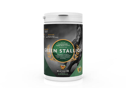 Green Stallion 700g – Masajo luonnon elektrolyytti hevosille