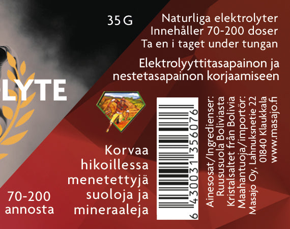 Instant elektrolyytti 35g