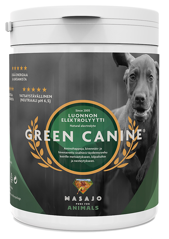 Green Canine Luonnon Elektrolyytti Koirille 500g