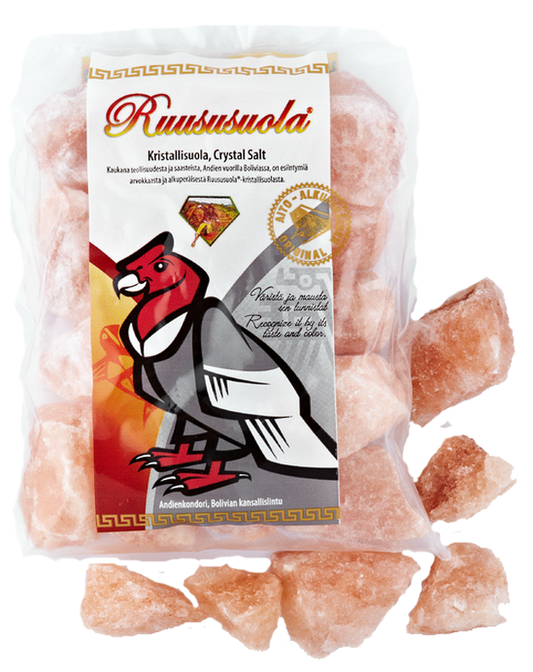 Rose Salt (cube) 500g from Bolivia